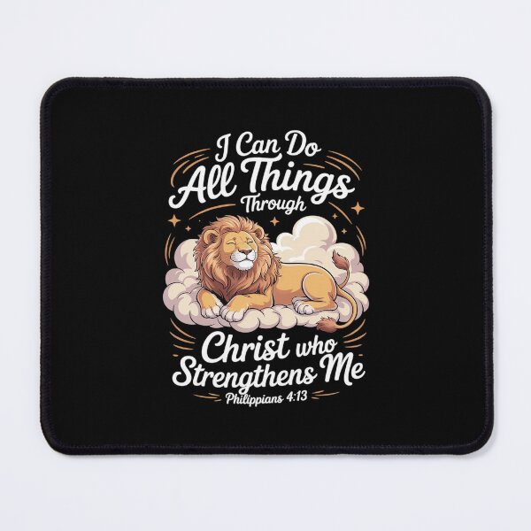 Item preview, Christian Philippians 4 13 Religious Lion Strengthens designed and sold by LinlinsDemons.