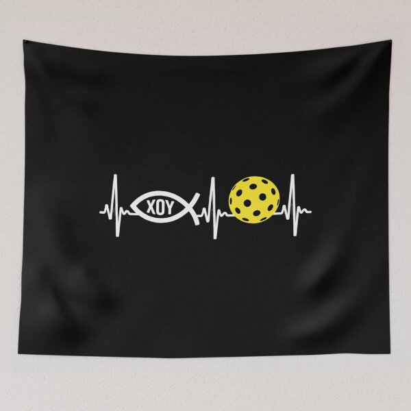 Item preview, Christian Pickleball Player Ichthys Jesus Fish Symbol designed and sold by LinlinsDemons.