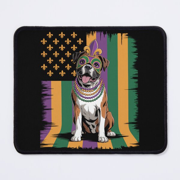 Item preview, Mardi Gras Dog Carnival Boxer Dog Jester Pet Puppy Lover designed and sold by SIGORDESIGN.