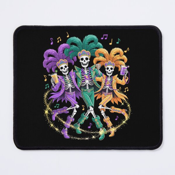 Item preview, Mardi Gras Dancing Skeleton designed and sold by SIGORDESIGN.