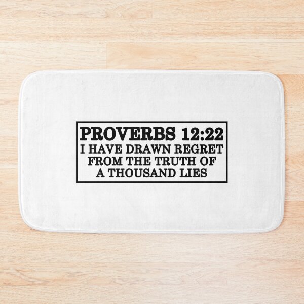 Item preview, proverbs 12:22 designed and sold by OCD_JESSICA.