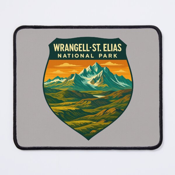 Item preview, Wrangell–St. Elias Alaska Mountain Sticker designed and sold by Ismeal Von.