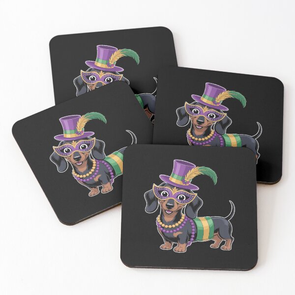 Item preview, Mardi Gras Dog Costume Mardi Gras Mask Dachshund designed and sold by SIGORDESIGN.