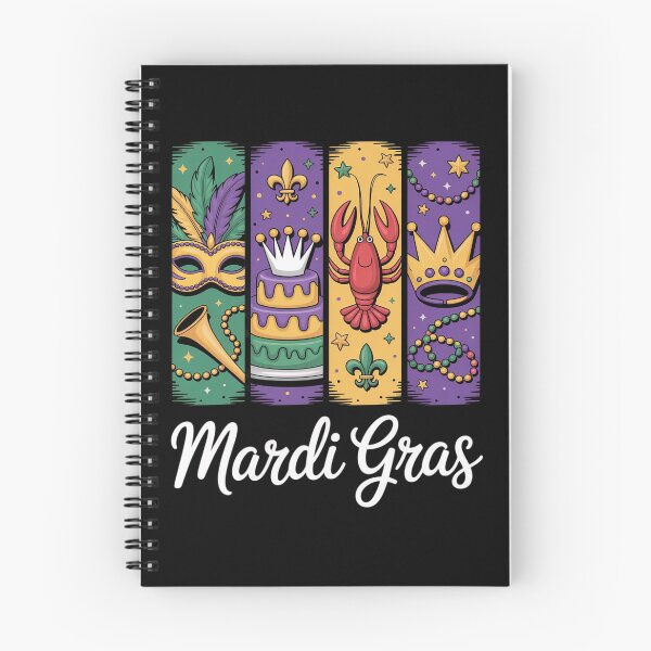 Item preview, Mardi Gras Mask King Cake Crawfish Louisiana designed and sold by SIGORDESIGN.