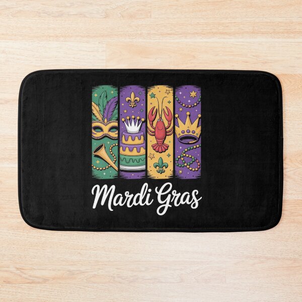 Item preview, Mardi Gras Mask King Cake Crawfish Louisiana designed and sold by SIGORDESIGN.