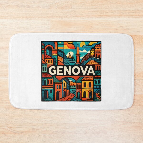 Item preview, Genova City Illustration designed and sold by PopPizzazz.