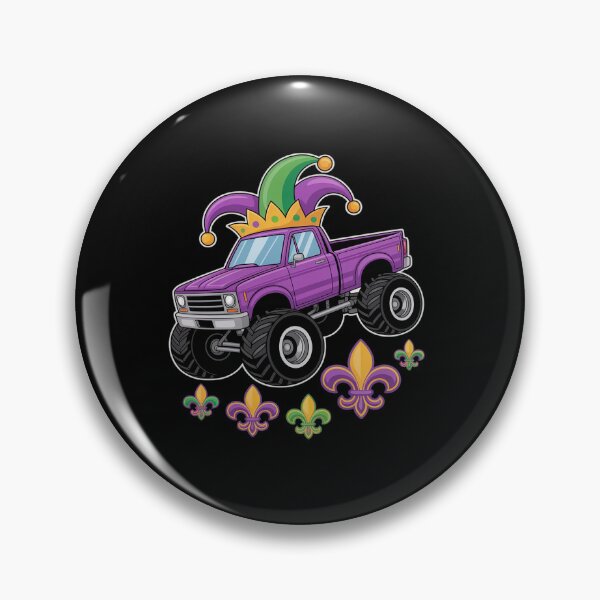 Item preview, Mardi Gras Monster Truck Jester Cool Toddler Baby Boys designed and sold by SIGORDESIGN.