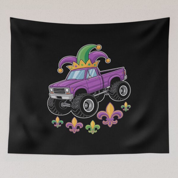 Item preview, Mardi Gras Monster Truck Jester Cool Toddler Baby Boys designed and sold by SIGORDESIGN.
