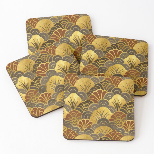 Item preview, Ornate Gold and Bronze Art Deco Decorative Hills designed and sold by Piotrek0001.