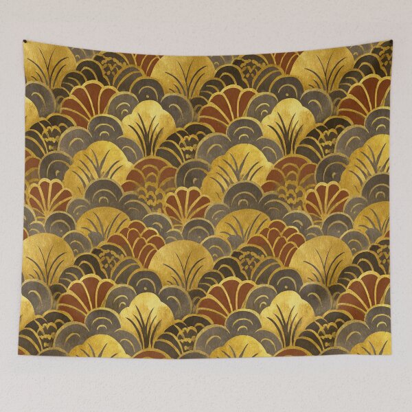 Item preview, Ornate Gold and Bronze Art Deco Decorative Hills designed and sold by Piotrek0001.