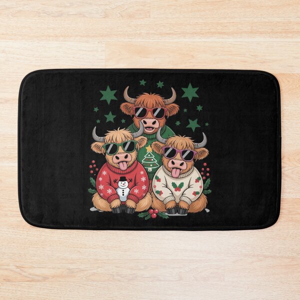 Item preview, Christmas Cows tee Farm Cow Santa Clause 2026 designed and sold by LinlinsDemons.
