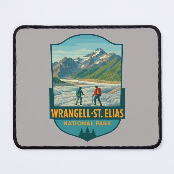 Item preview, Wrangell–St. Elias Alaska Mountain Sticker designed and sold by Ismeal Von.