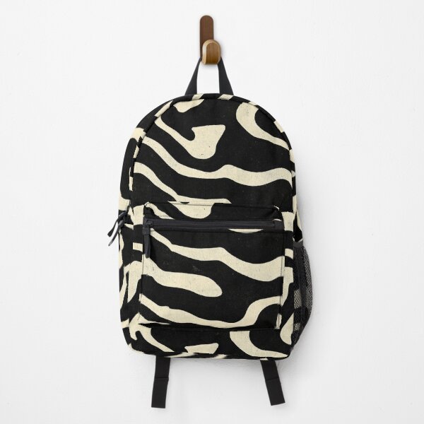 Item preview, Distorted Cream and Black Liquid Zebra Print designed and sold by Piotrek0001.