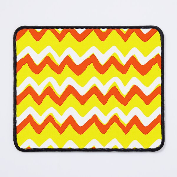 Item preview, Funky Hand-Drawn Orange and Yellow Zigzag Lines designed and sold by Piotrek0001.