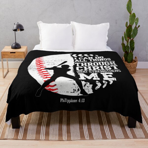 Item preview, Christian Baseball I Can Do All Things Religious Faith designed and sold by MargieLauren.