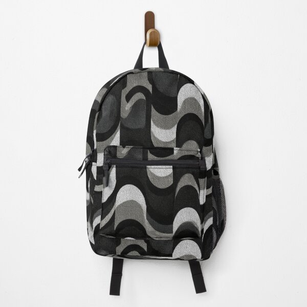 Item preview, Dark Grey Grainy Retro Noir Wavy Pattern designed and sold by Piotrek0001.