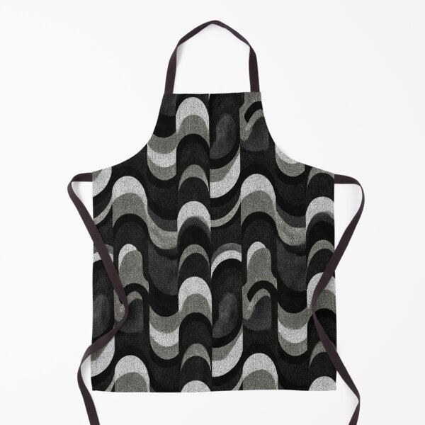 Aperçu de l'œuvre Motif ondulé rétro noir granuleux gris foncé créée et vendue par Piotrek0001.