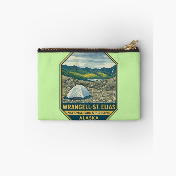 Item preview, Wrangell–St. Elias Alaska Mountain Sticker designed and sold by Ismeal Von.