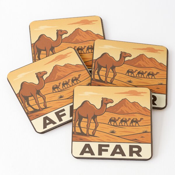 Item preview, Afar - Desert Camel Caravan (Ethiopia) designed and sold by Myra365Art.
