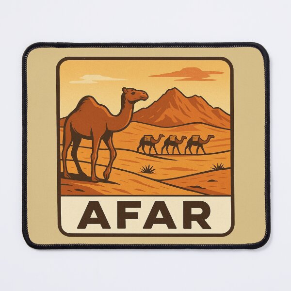 Item preview, Afar - Desert Camel Caravan (Ethiopia) designed and sold by Myra365Art.