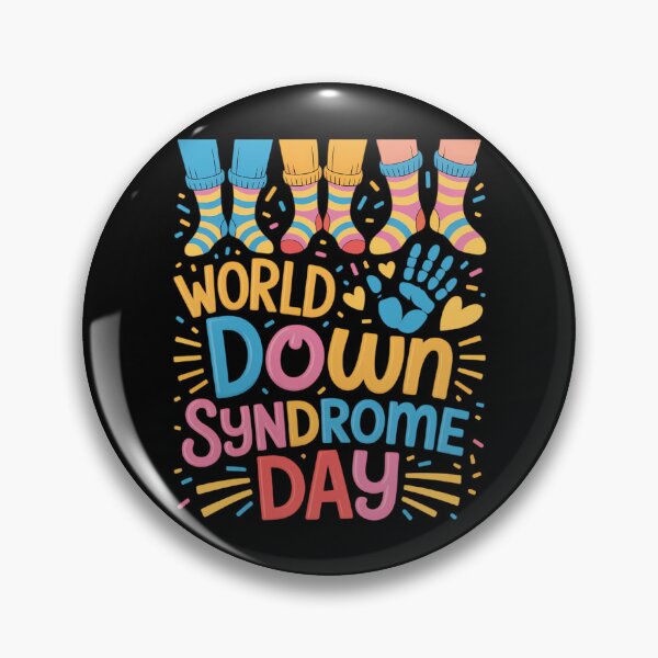Item preview, World Down Syndrome Day Awareness Socks Down Right designed and sold by AsteriskDatBArt.