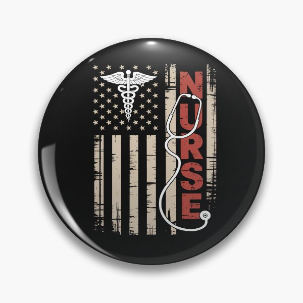 Item preview, Patriotic American USA Flag Correctional & RN Nurse Nursing designed and sold by tkhrbika.