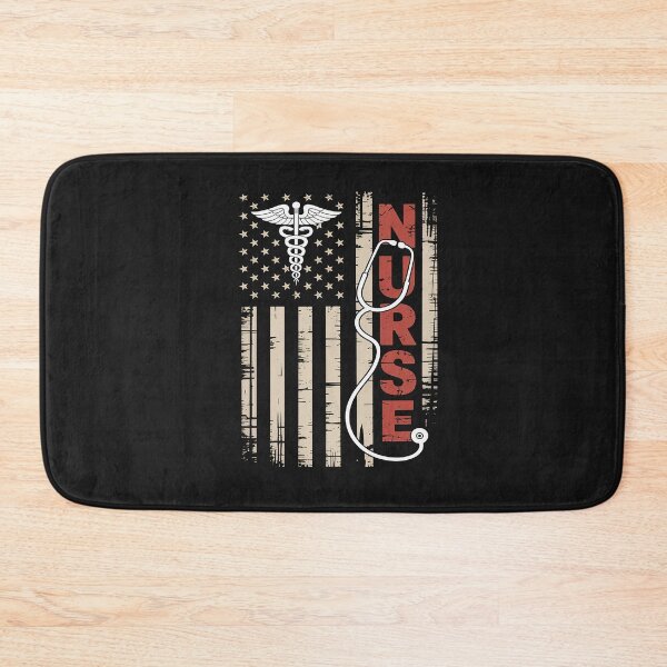 Item preview, Patriotic American USA Flag Correctional & RN Nurse Nursing designed and sold by tkhrbika.