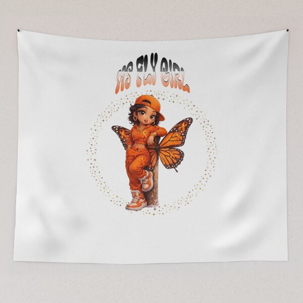 Item preview, Fly Girl in Kicks – MS Awareness Edition designed and sold by JIVORYARTWORK.