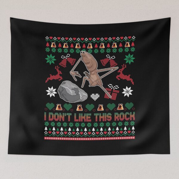 Item preview, Marcus the Worm Don’t Like This Rock Funny Christmas  designed and sold by Angryblu3.