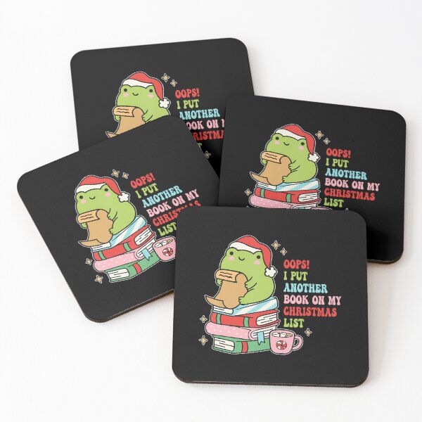 Item preview, Oops I Put Another Book On My Christmas List Frog Santa designed and sold by CeciliaMay1.