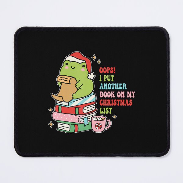 Item preview, Oops I Put Another Book On My Christmas List Frog Santa designed and sold by CeciliaMay1.