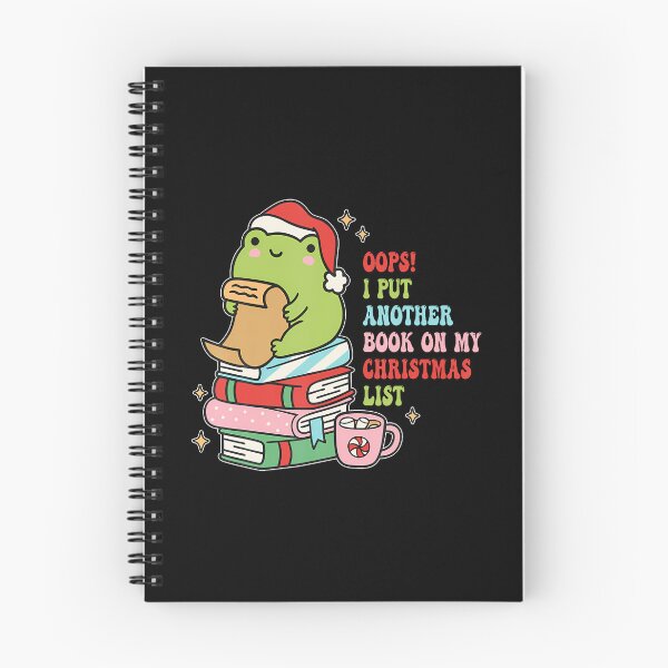 Item preview, Oops I Put Another Book On My Christmas List Frog Santa designed and sold by CeciliaMay1.