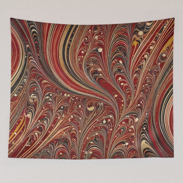 Item preview, Vintage Marbled Paper Pattern Retro Abstract Design designed and sold by PinUpPizzazz.