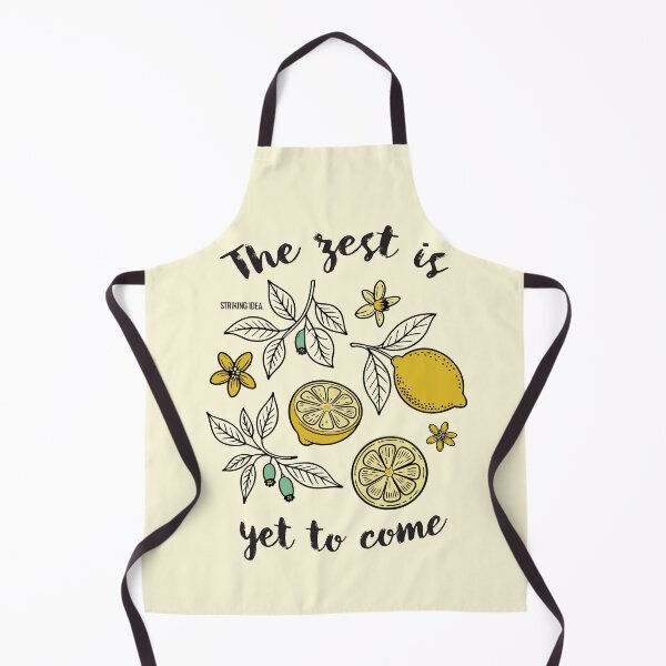 Item preview, Uplifting “The Zest Is Yet to Come” lemon botanical citrus design designed and sold by StrikingIdea.
