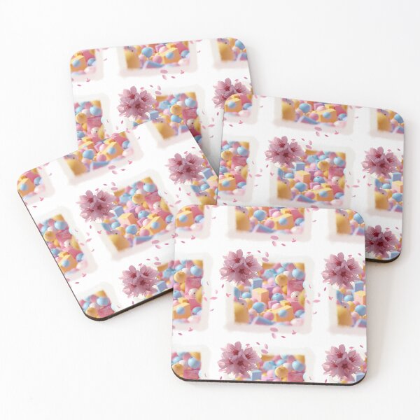 Item preview, Blossom and soft 3D elements seamless pattern designed and sold by VOXEAU.
