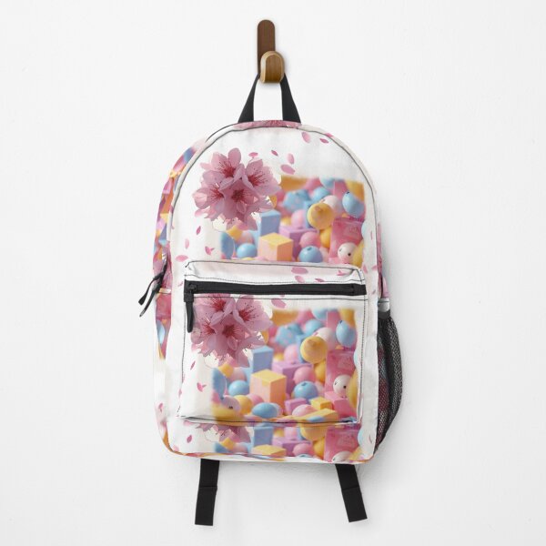 Item preview, Blossom and soft 3D elements seamless pattern designed and sold by VOXEAU.