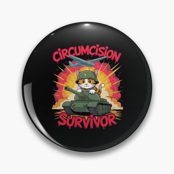 Item preview, Circumcision Survivor Cat Oddly Specific designed and sold by velltoons.