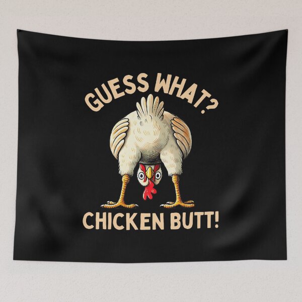 Item preview, Chicken Butt, Chicken Lover, Funny Chicken, Chicken Meme, Animal Lover, Cute Gift, Hilarious Quote, Farm Life, Trending Design, Gift Idea, Favorite Tee. designed and sold by SarahLeanne1.