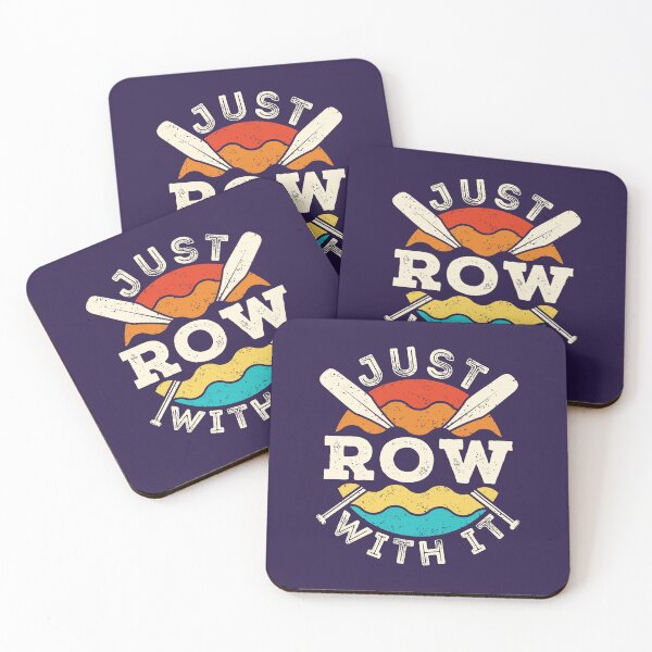 Item preview, Just Row with It Rowing Rower Crew Team Oars designed and sold by jaygo.