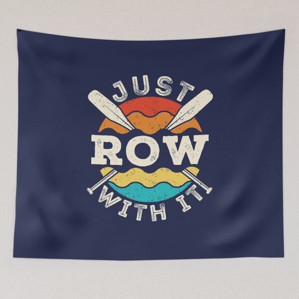 Item preview, Just Row with It Rowing Rower Crew Team Oars designed and sold by jaygo.