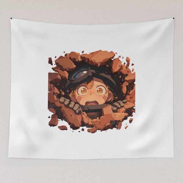 Item preview, Riko Peeking Brave Girl Made In Abyss Anime designed and sold by TorbenKuhano.