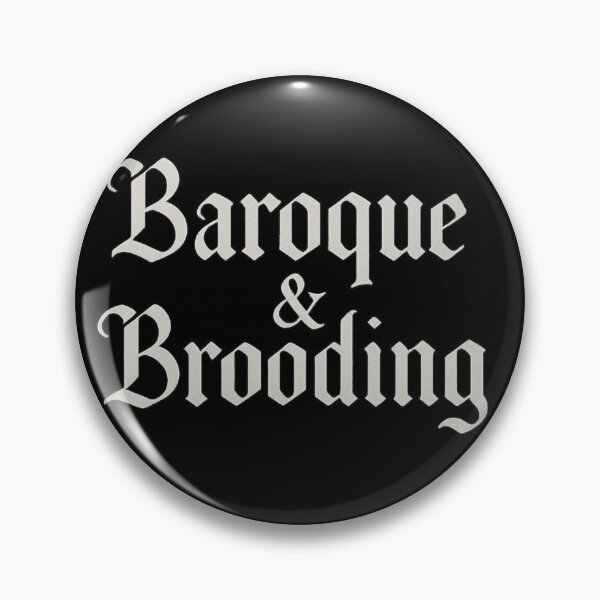 Item preview, Baroque & Brooding – Gothic Aesthetic Typography – Dark Academia Quote Design designed and sold by Mouraludia.
