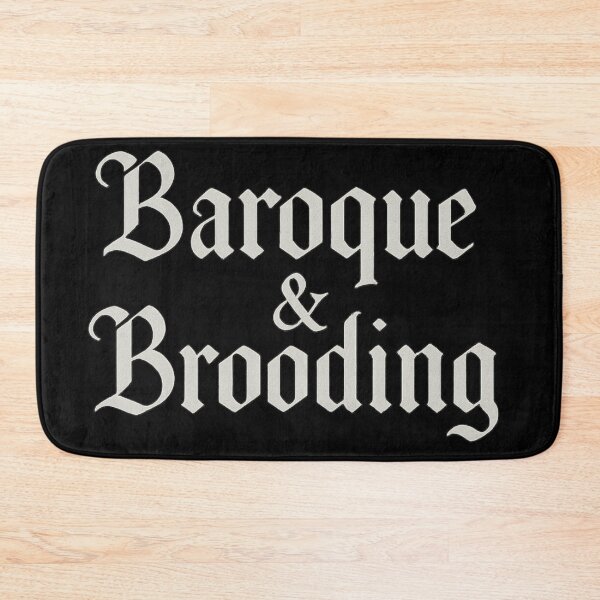 Item preview, Baroque & Brooding – Gothic Aesthetic Typography – Dark Academia Quote Design designed and sold by Mouraludia.