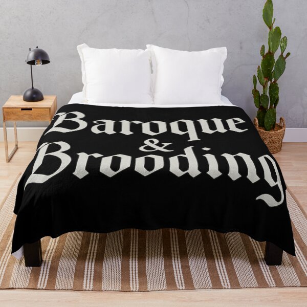 Item preview, Baroque & Brooding – Gothic Aesthetic Typography – Dark Academia Quote Design designed and sold by Mouraludia.