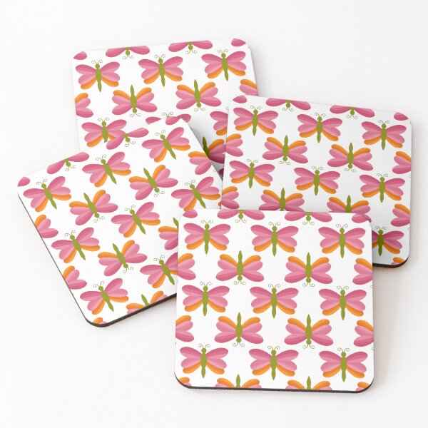 Item preview, Summer sorbet butterflies pattern designed and sold by Home Cyn Home.