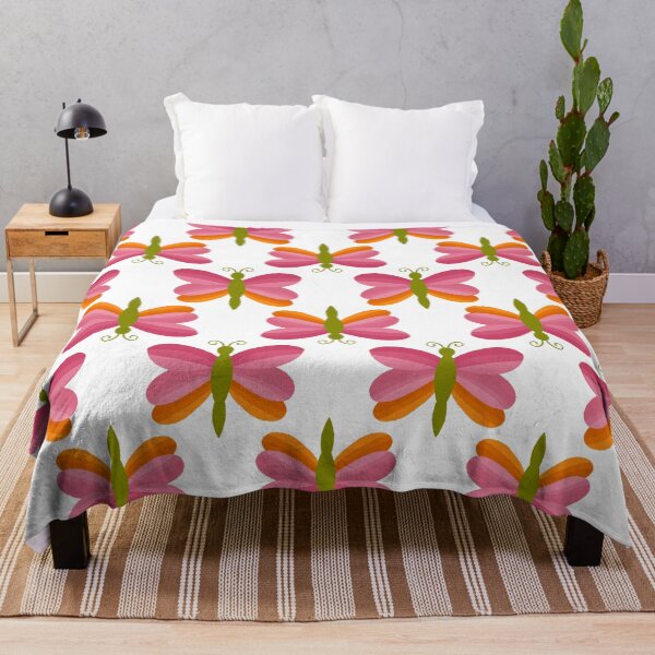 Item preview, Summer sorbet butterflies pattern designed and sold by Home Cyn Home.