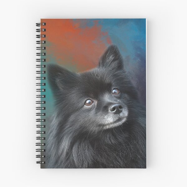 Item preview, Black German Spitz 01 designed and sold by Elisabeth Lucas.