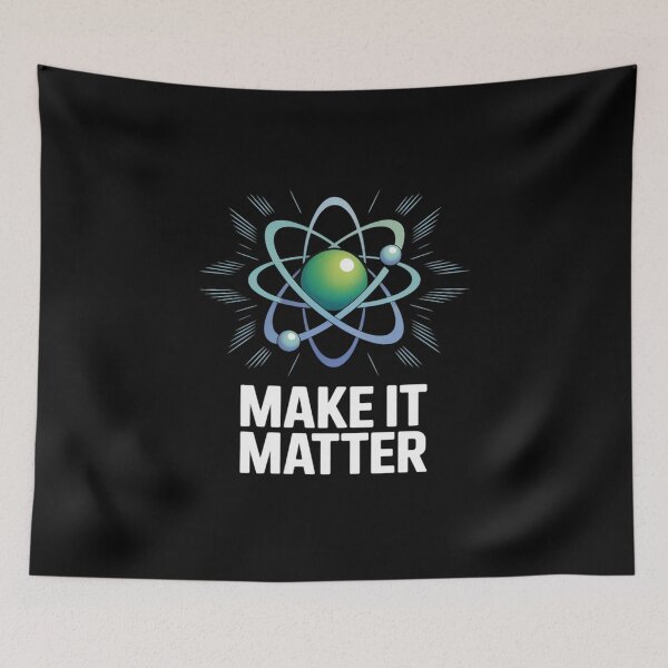 Item preview, Clever Make IT Matter Chemistry Camp Think Teacher Stud designed and sold by velltoons.