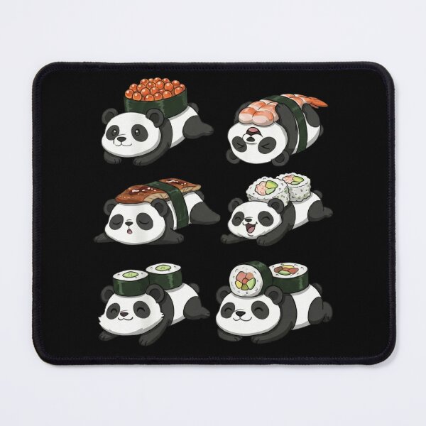 Item preview, Kawaii Sushi Pandas: Adorable Foodie Friends Cute Panda Sushi Rolls & Nigiri designed and sold by Bongocomic.