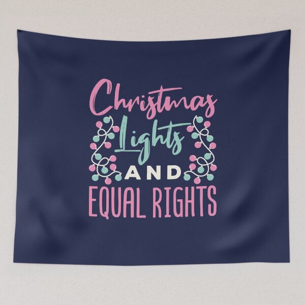 Item preview, Luces navideñas y derechos iguales Feminismo Feminista designed and sold by jaygo.